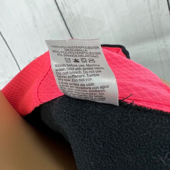 New Balance XS Womens Black Hot Pink Zip Up Hoodie Athletic Jacket - Picture 8 of 8